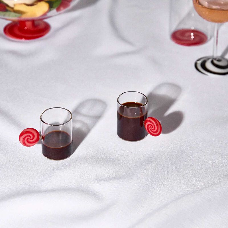 FAZEEK Swirl Espresso Glass Set of 2 image number 1